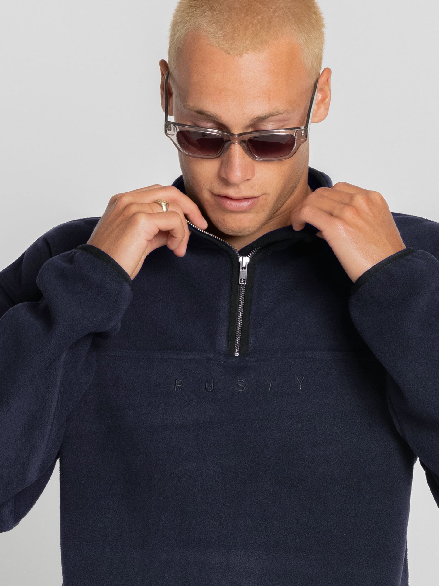 POLARIZED 1/4 ZIP POLAR FLEECE