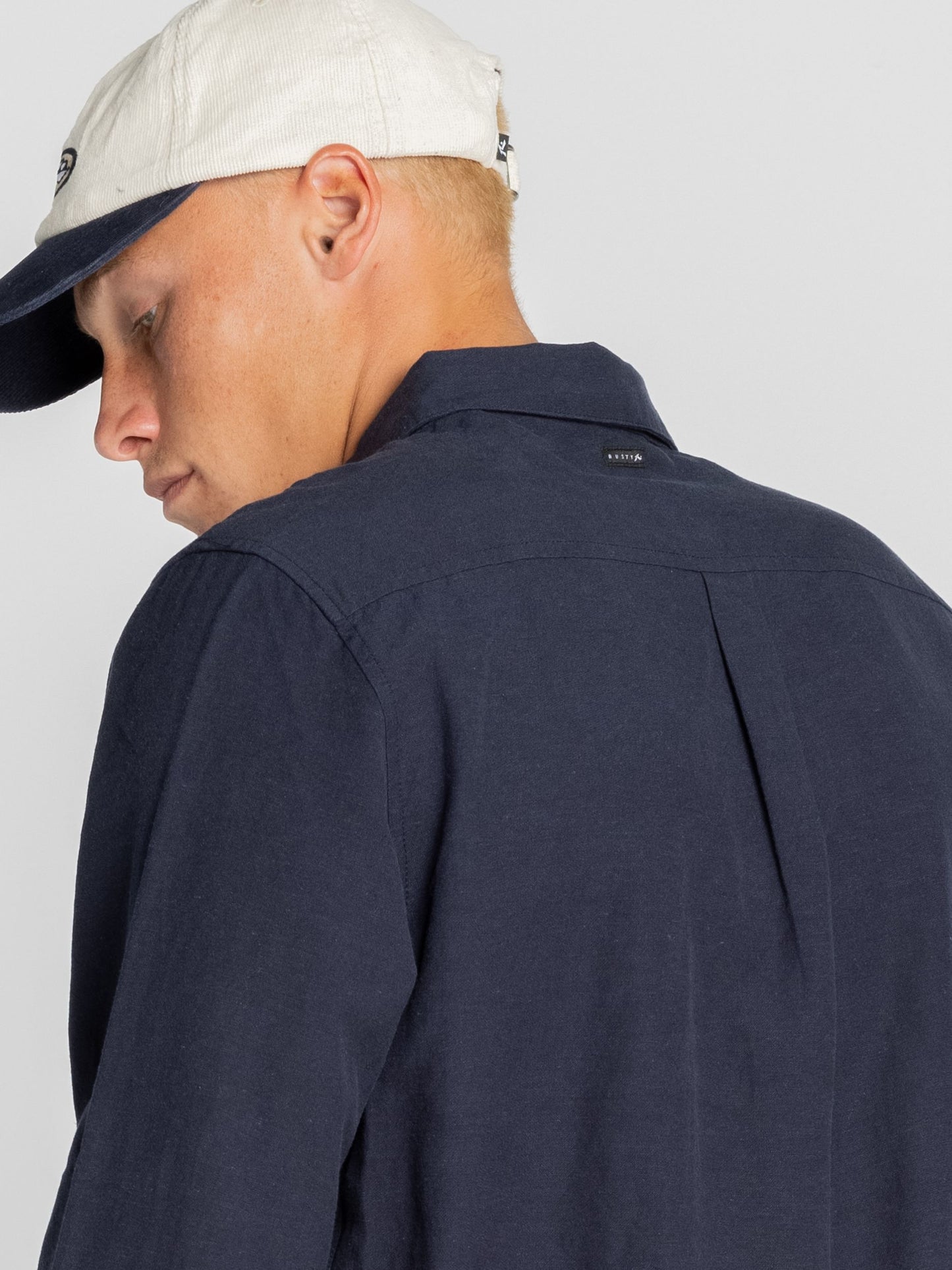 OVERTONE LONG SLEEVE LINEN SHIRT