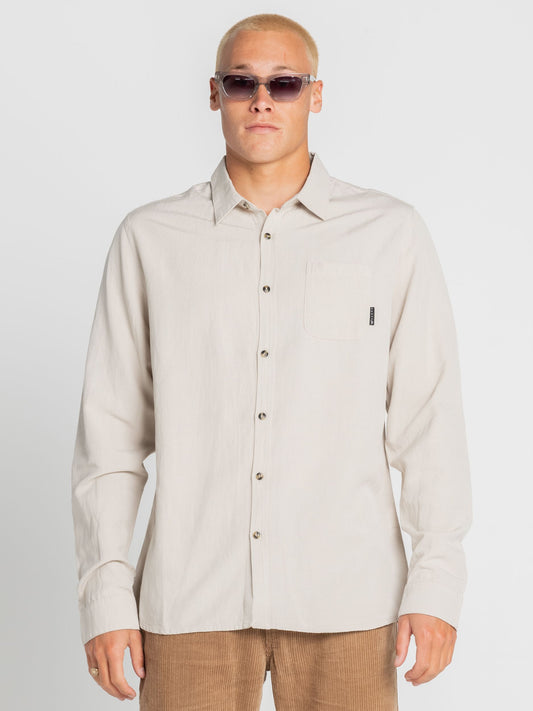 OVERTONE LONG SLEEVE LINEN SHIRT