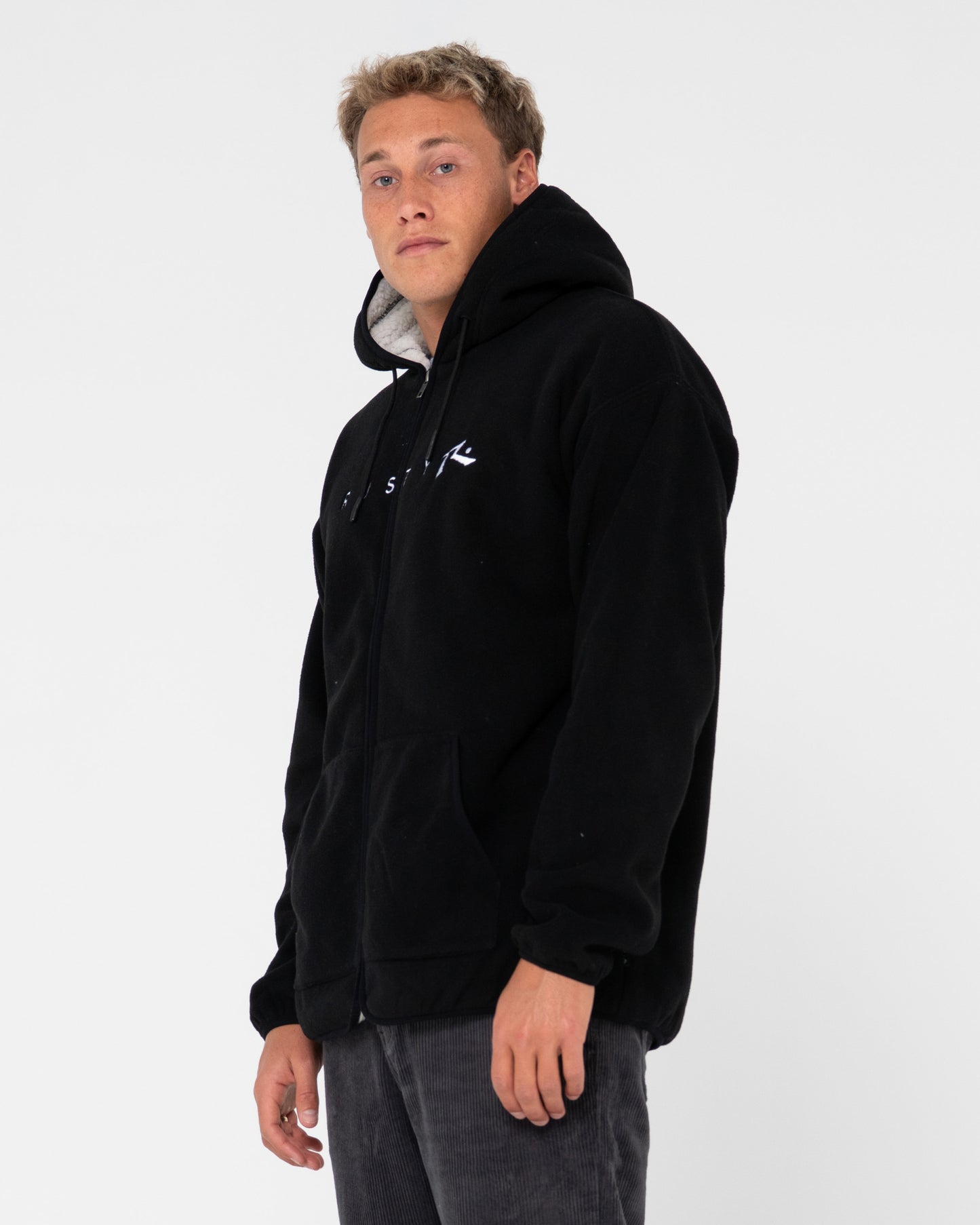 IN LINE SHERPA ZIP THRU POLAR FLEECE