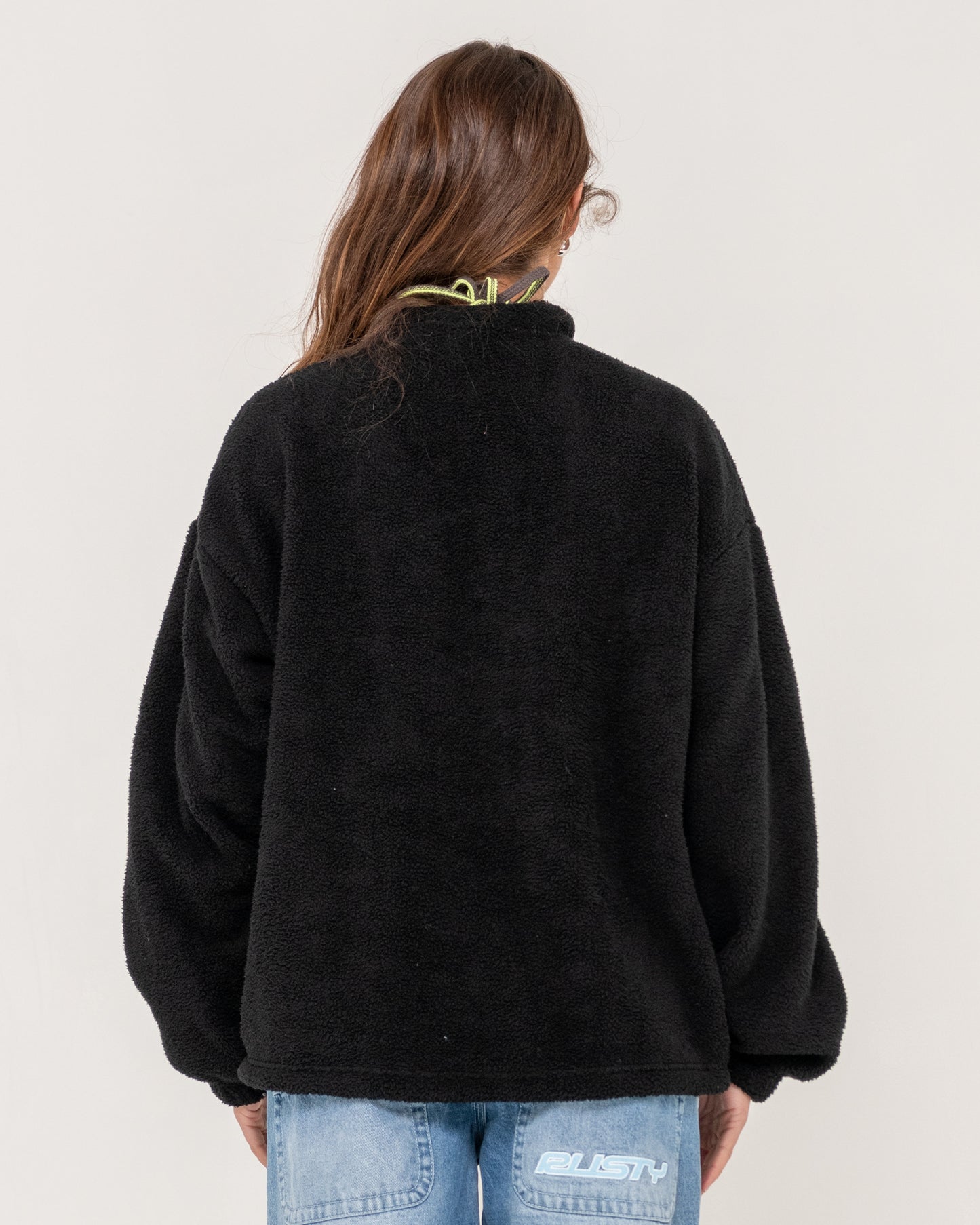 TWO TIDES ZIP THROUGH SHERPA FLEECE