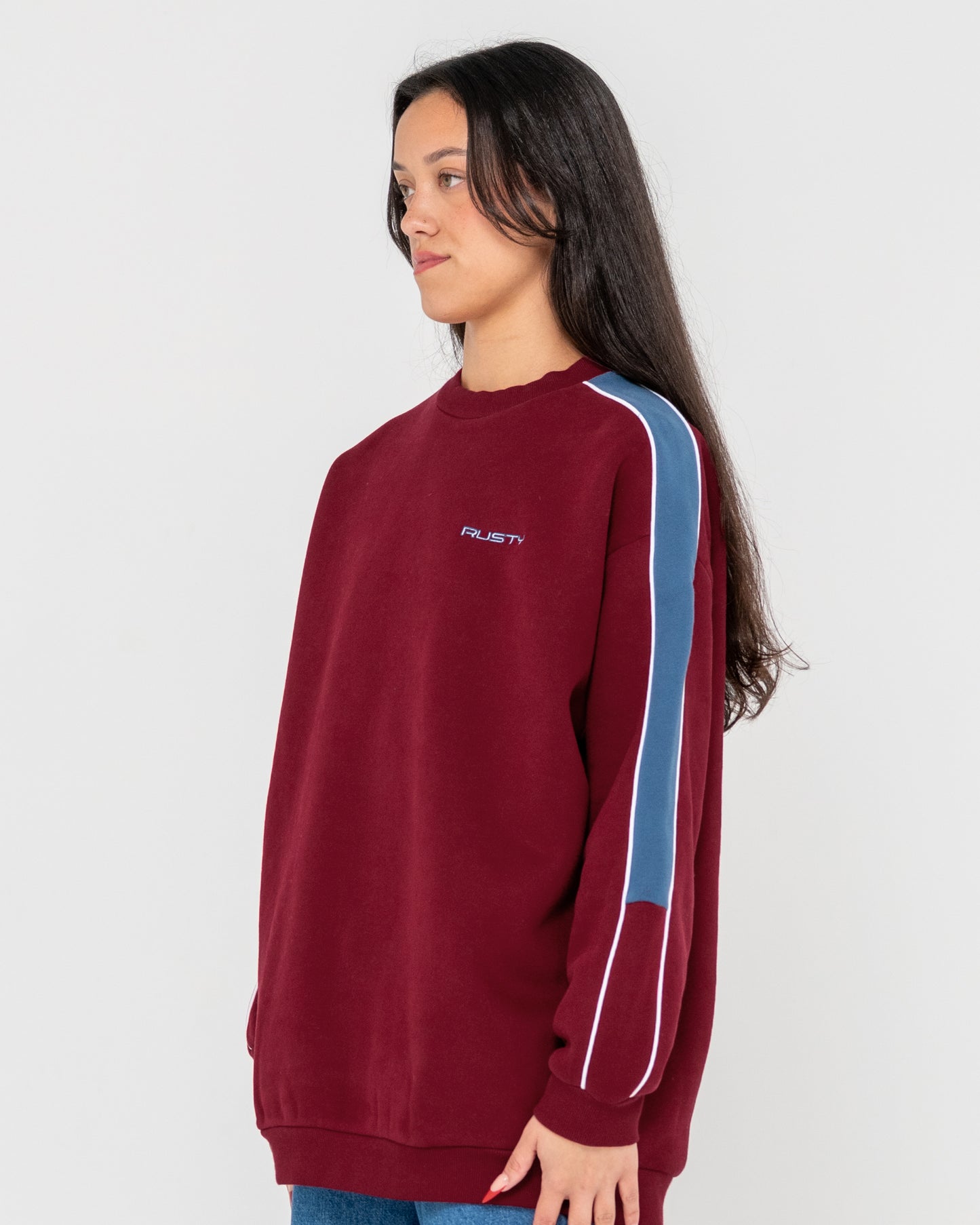 TWO TIMER PANELLED CREW FLEECE