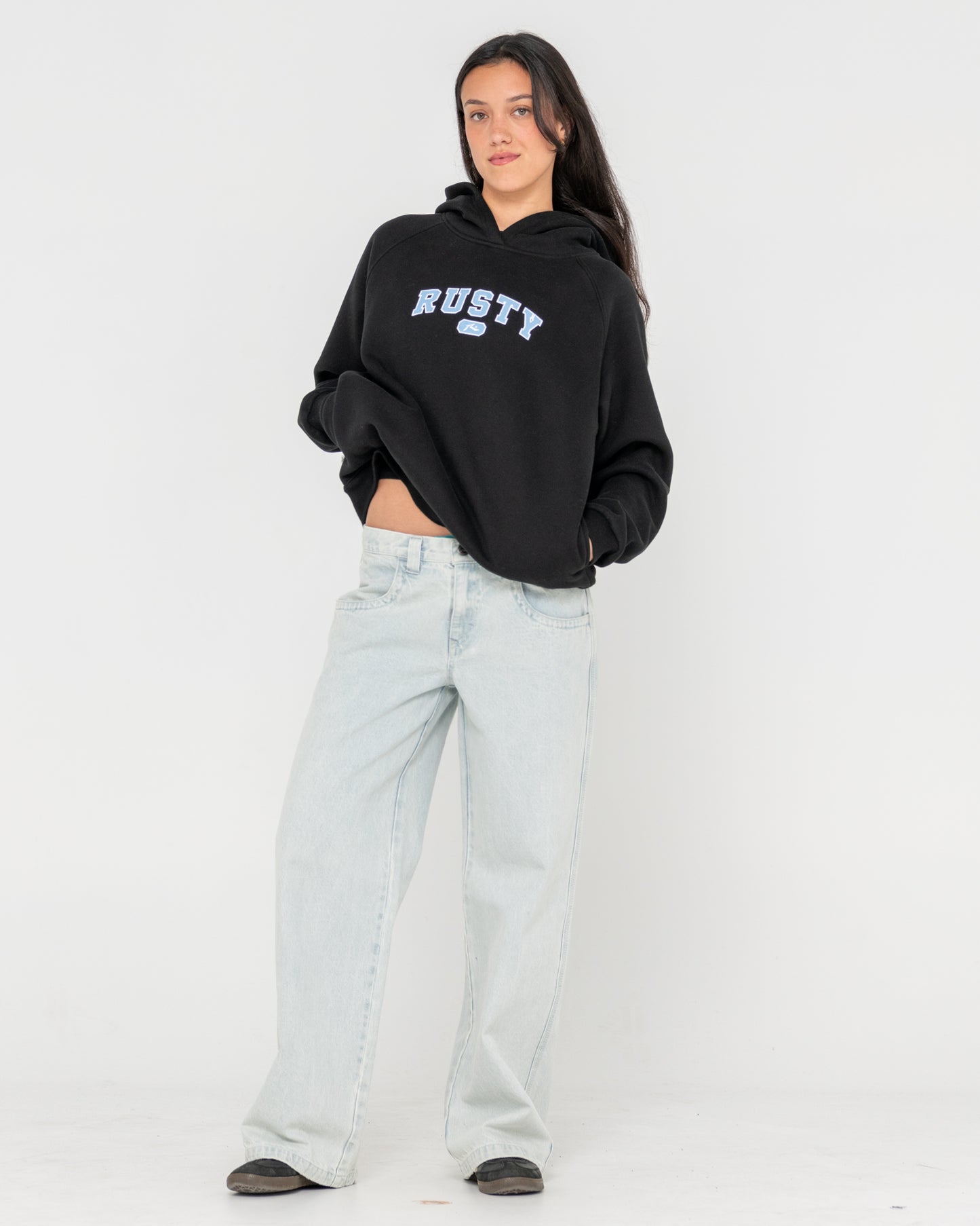 A GRADE OVERSIZED HOODED FLEECE