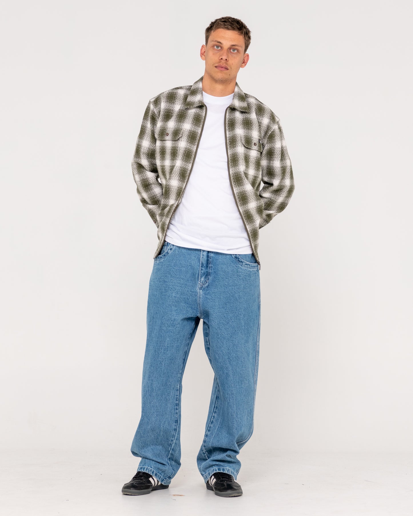 ZEAL ZIP THRU OVER SHIRT