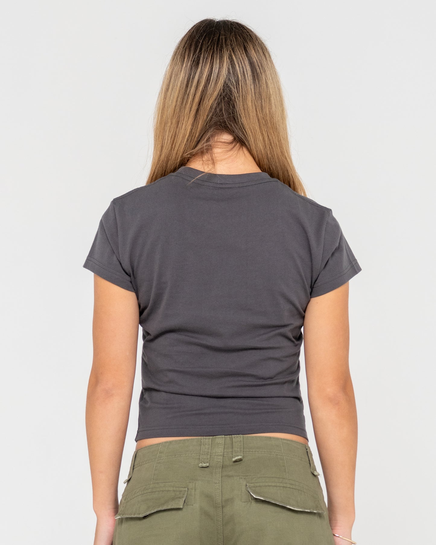 RUSTY ESSENTIALS SKIMMER BABY TEE