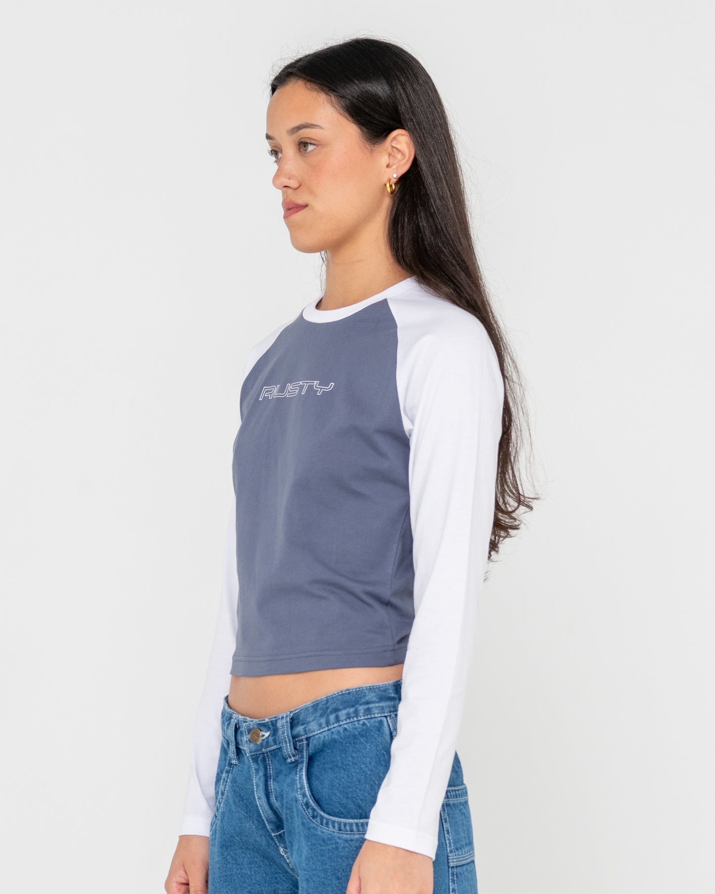 TEKKY LONG SLEEVE RAGLAN SKIMMER TEE