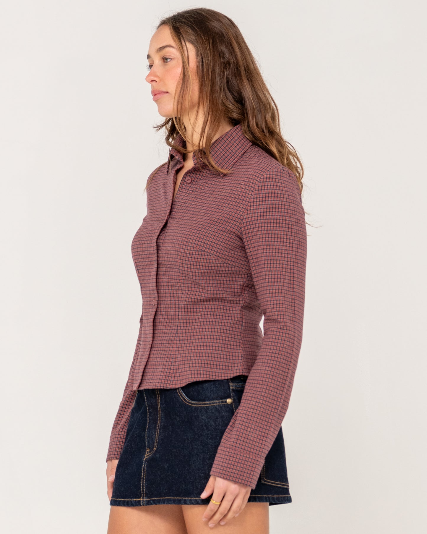 DALLAS FITTED BUTTON UP SHIRT