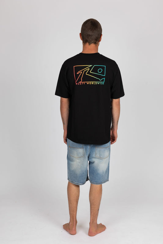 BOXED OUT SHORT SLEEVE TEE