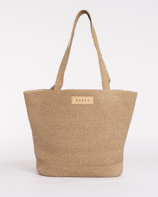 GISELE STRAW BEACH BAG