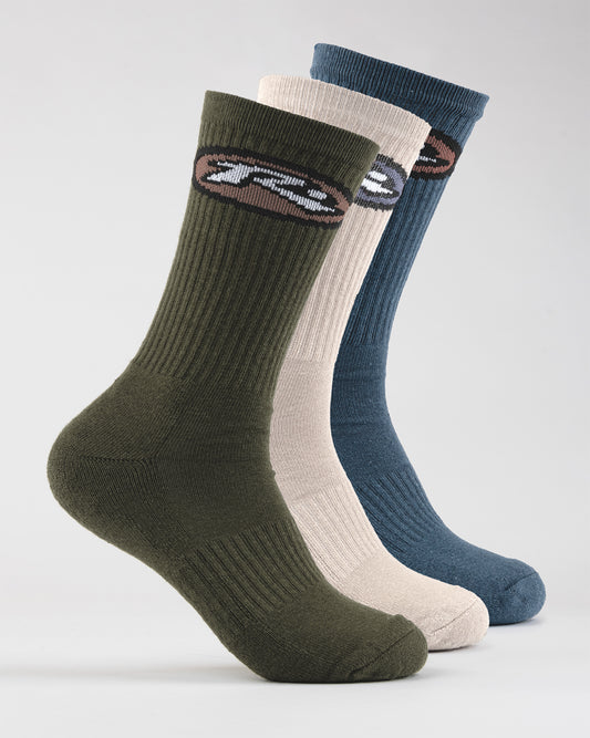 HIGH TIMES MID CALF 3-SOCK PACK