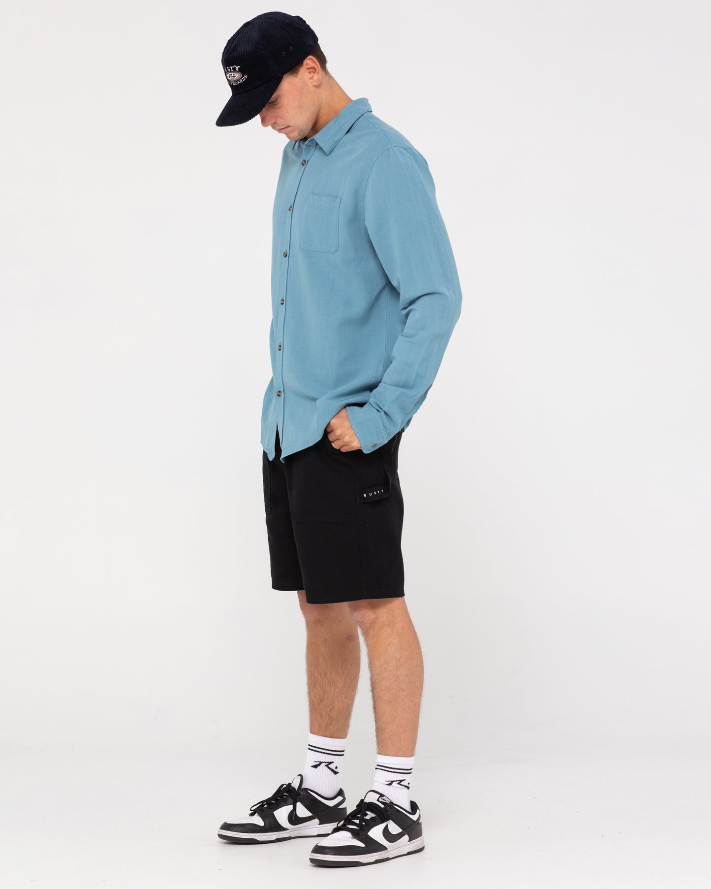 OVERTONE LONG SLEEVE LINEN SHIRT