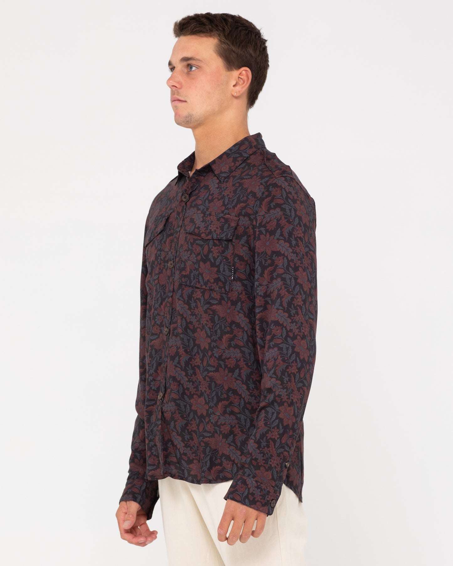 DARK BATIK UTILITY LONG SLEEVE SHIRT