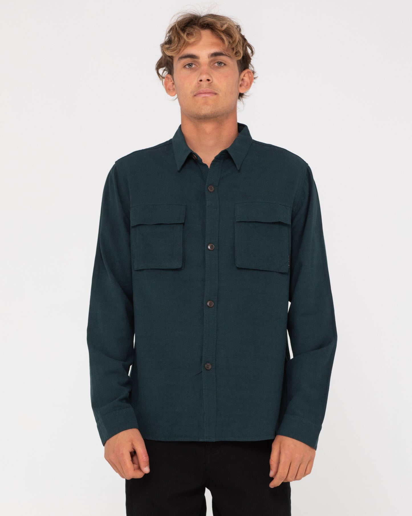 LINEN WORKWEAR LONG SLEEVE SHIRT