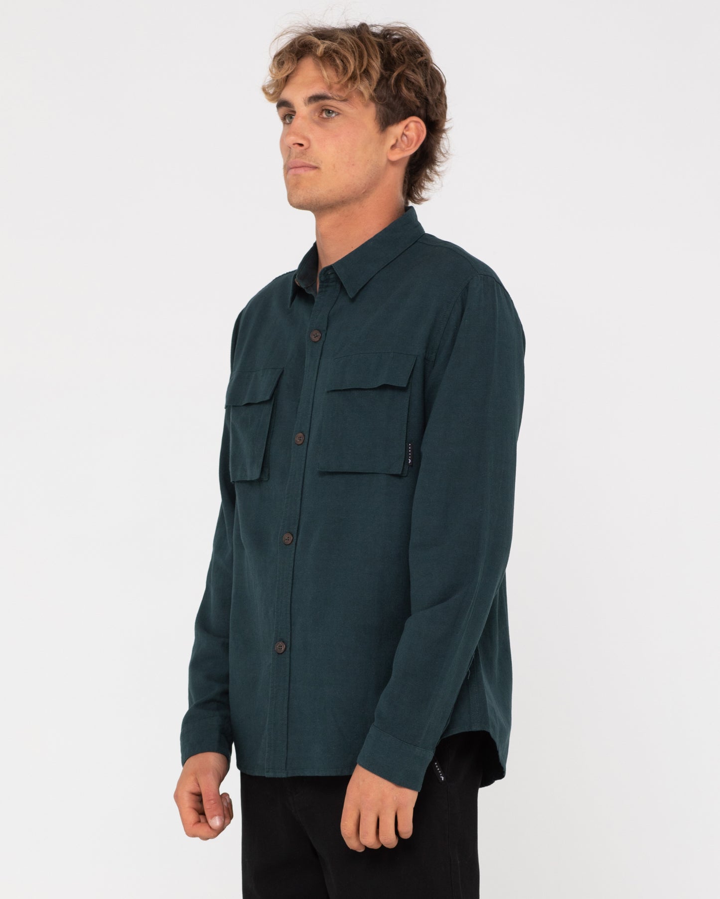 LINEN WORKWEAR LONG SLEEVE SHIRT