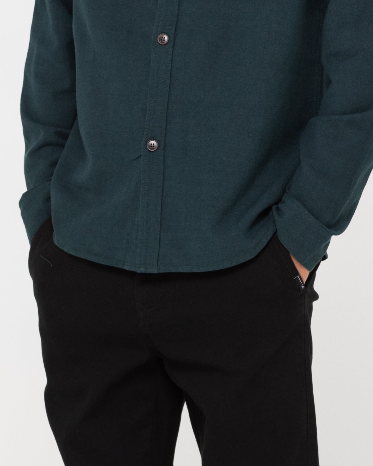 LINEN WORKWEAR LONG SLEEVE SHIRT