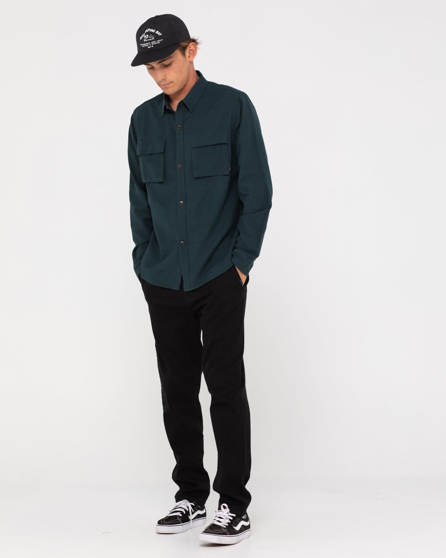LINEN WORKWEAR LONG SLEEVE SHIRT
