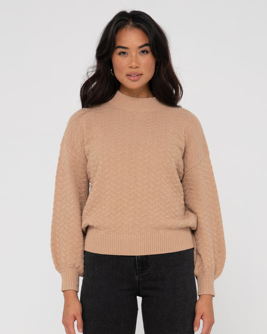 CARA CREW NECK KNIT