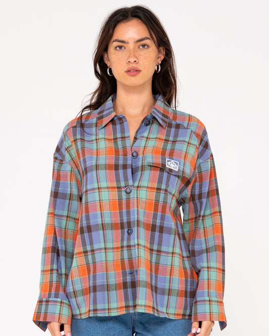 NOAH LONG SLEEVE PLAID OVER SHIRT