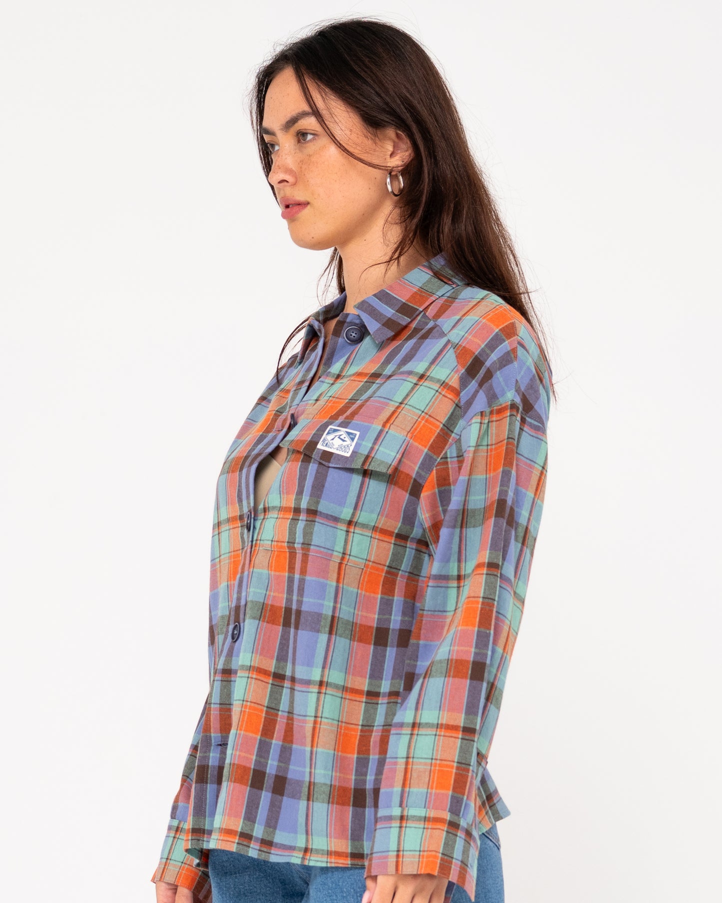 NOAH LONG SLEEVE PLAID OVER SHIRT