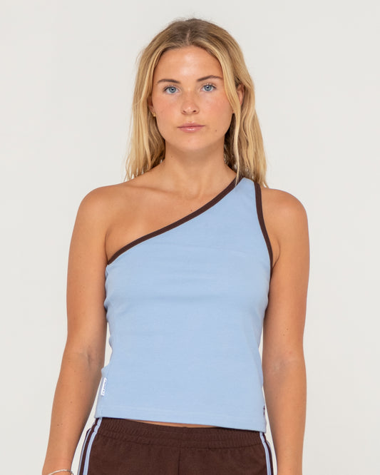 ZOE ONE SHOULDER TANK