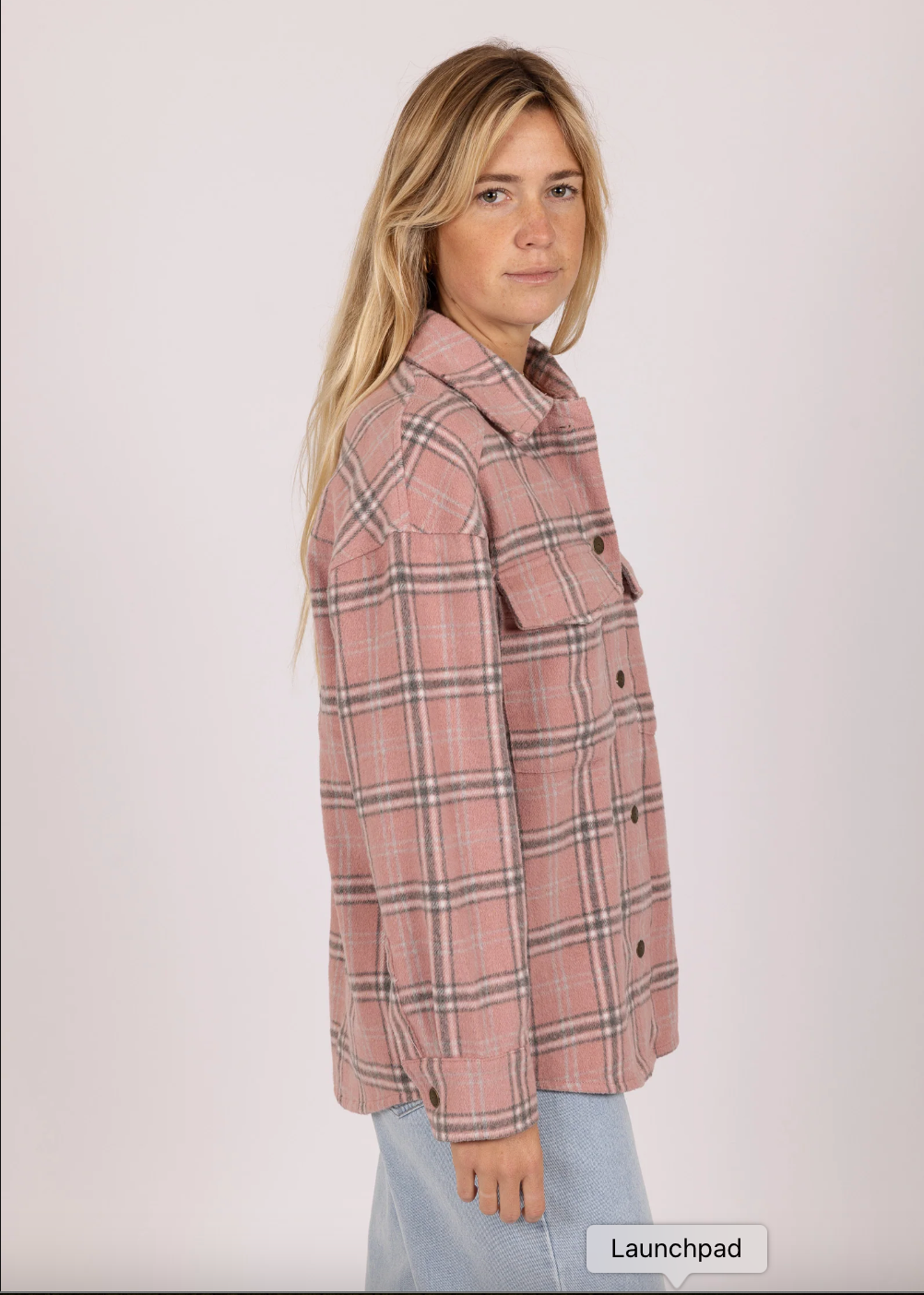 DANA PLAID OVER SHIRT