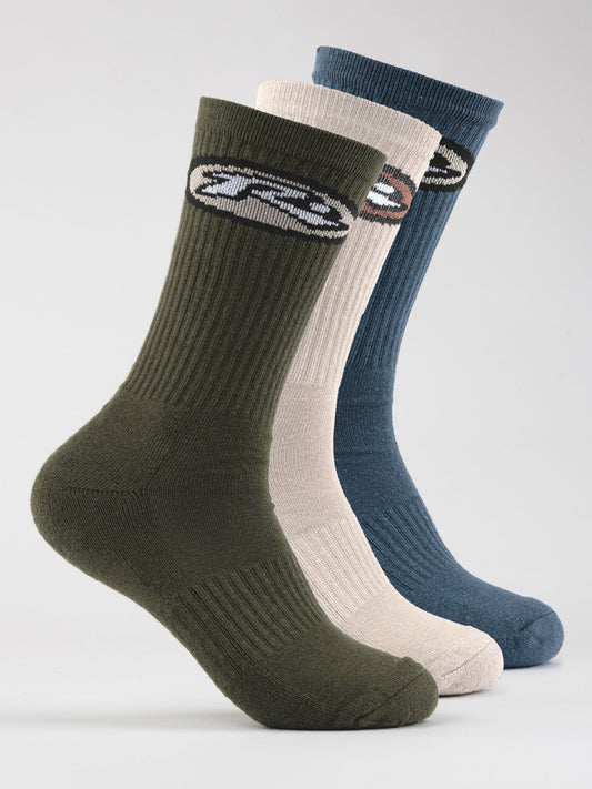 HIGH TIMES MID CALF 3-SOCK PACK