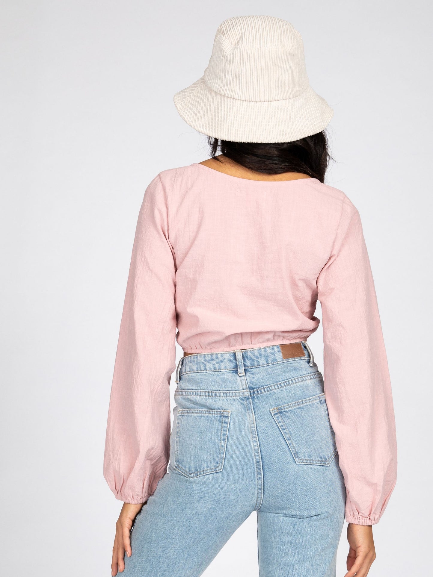 FREESIA REVERSIBLE LONG SLEEVE TOP