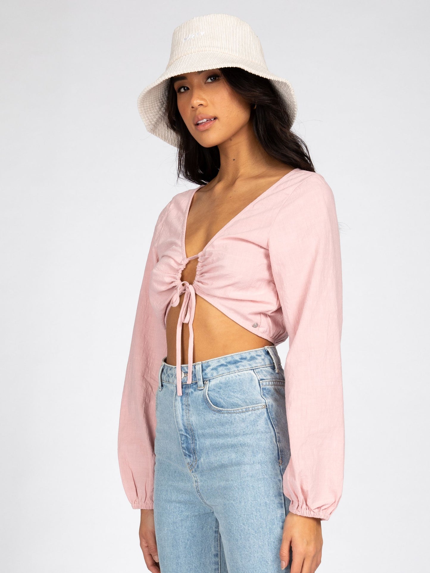 FREESIA REVERSIBLE LONG SLEEVE TOP