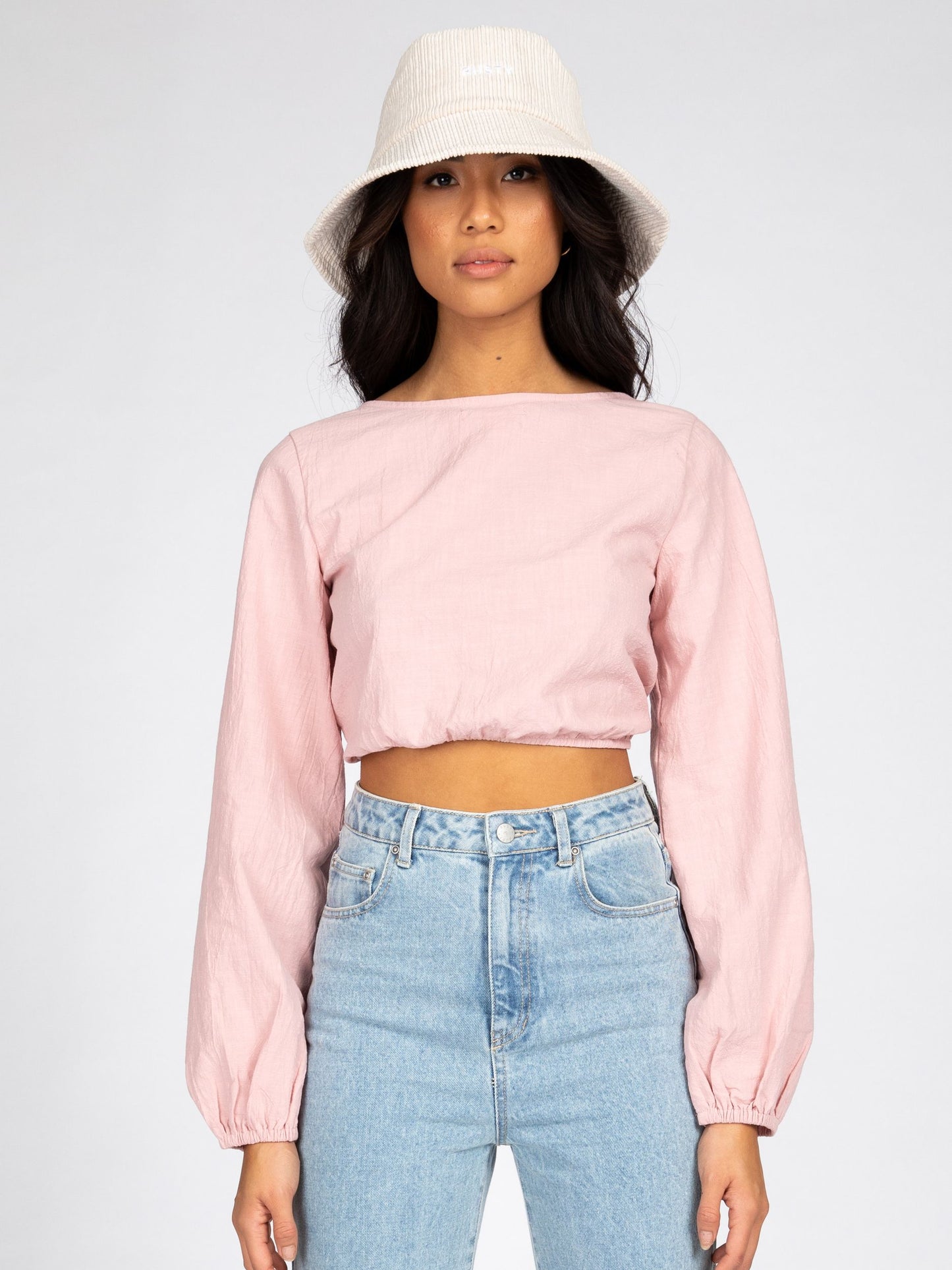 FREESIA REVERSIBLE LONG SLEEVE TOP