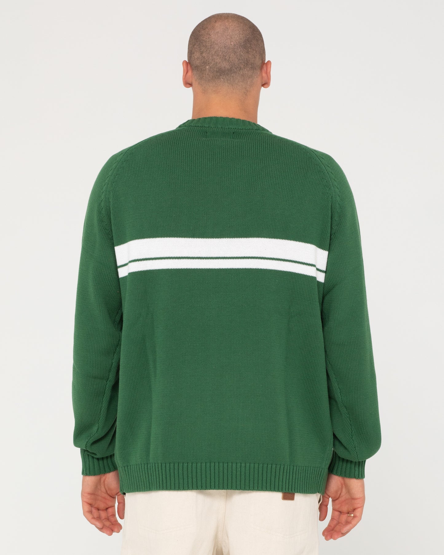 WHITE LINES KNIT SWEATER