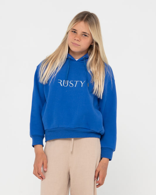 RUSTY SIGNATURE HOODED FLEECE GIRLS