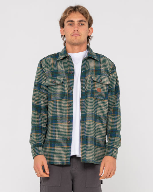 HOUNDSTOOTH OVERSHIRT