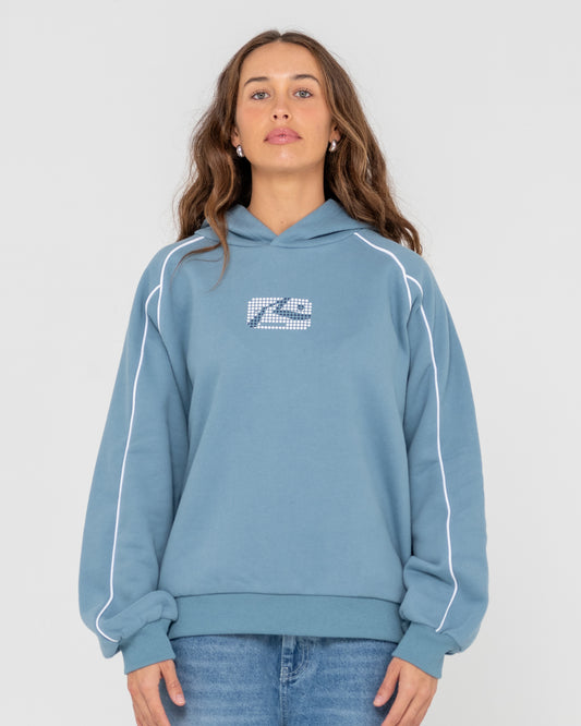 DIGI OVERSIZED HOODED FLEECE