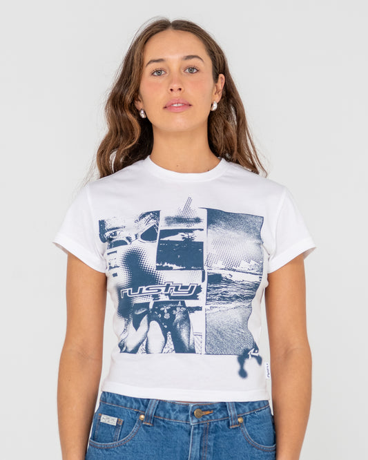 GREETINGS 2.0 SKIMMER BABY TEE