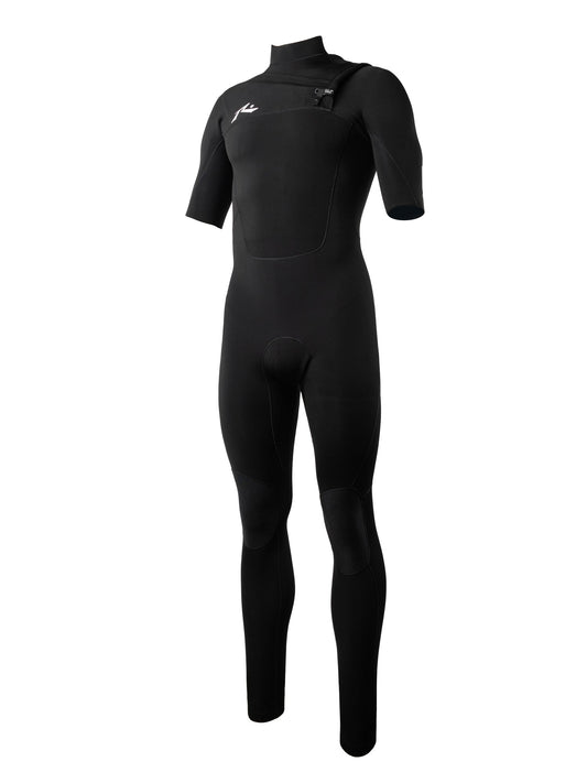 A SERIES ECOPRENE 2MM CHEST ZIP SHORT SLEEVE WETSUIT